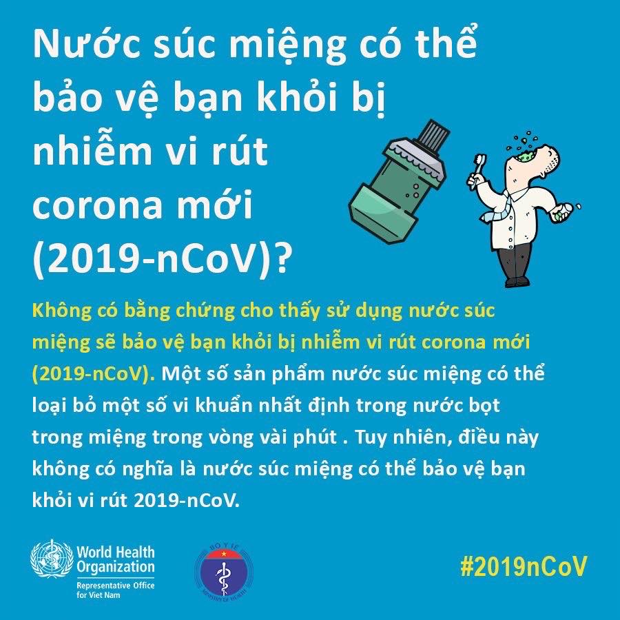 Bộ Y tế giải đáp thắc mắc về nCoV bằng hình ảnh